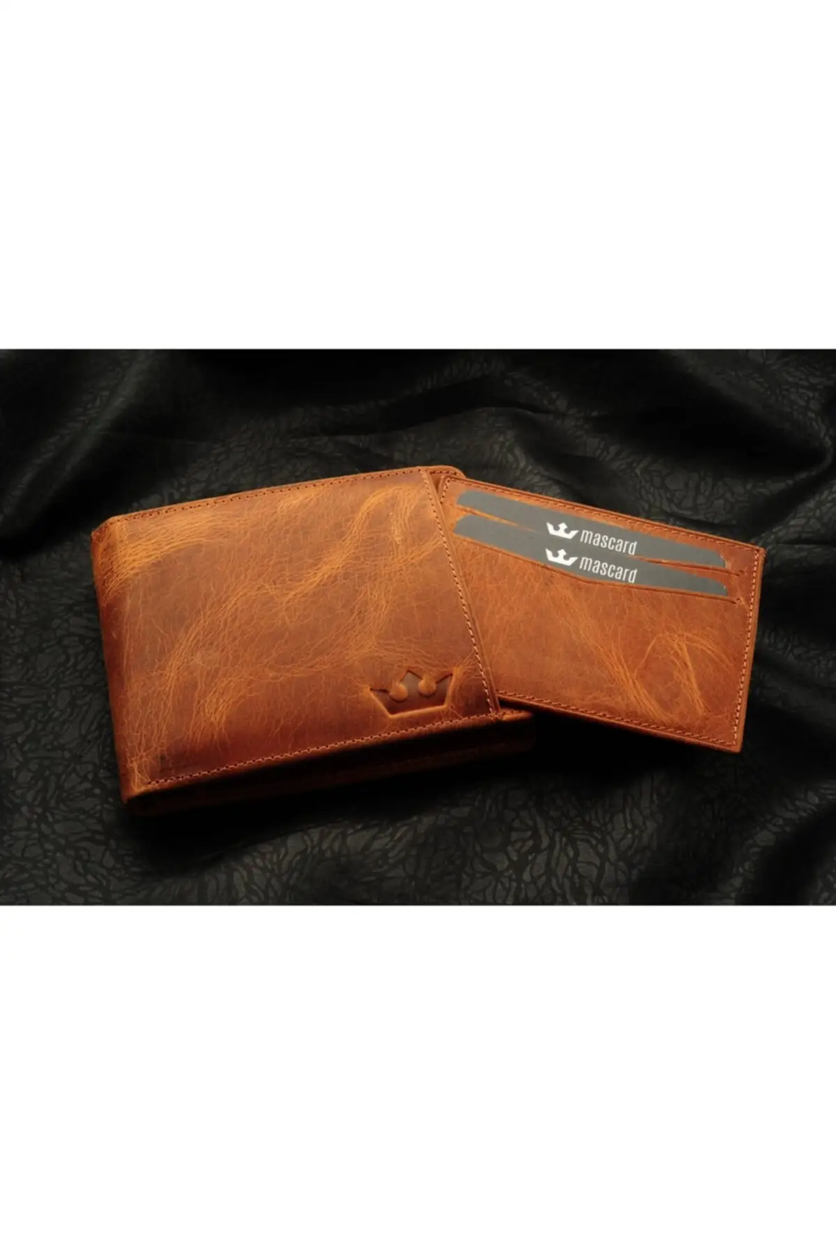 Royal Crazy Tan Genuine Leather Wallet + Card Wallet Real Leather Brown Money And Card Wallet Wallet