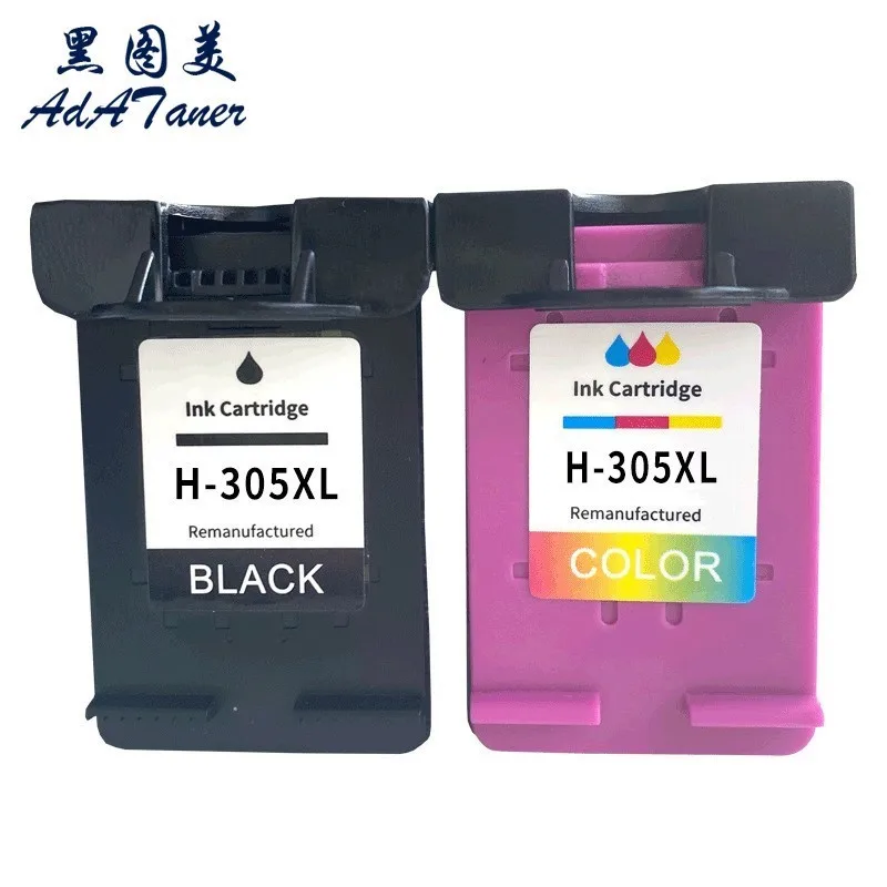 Hp 305 - Noire + Tricolore - pack de 2 cartouches d'encre 04 / 2027 - Accessoires informatique