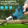 Cordless Reciprocating Saw Adjustable Speed Chainsaw Wood Metal PVC Pipe Cutting Bandsaw Power Tool for Makita 18V Battery 3