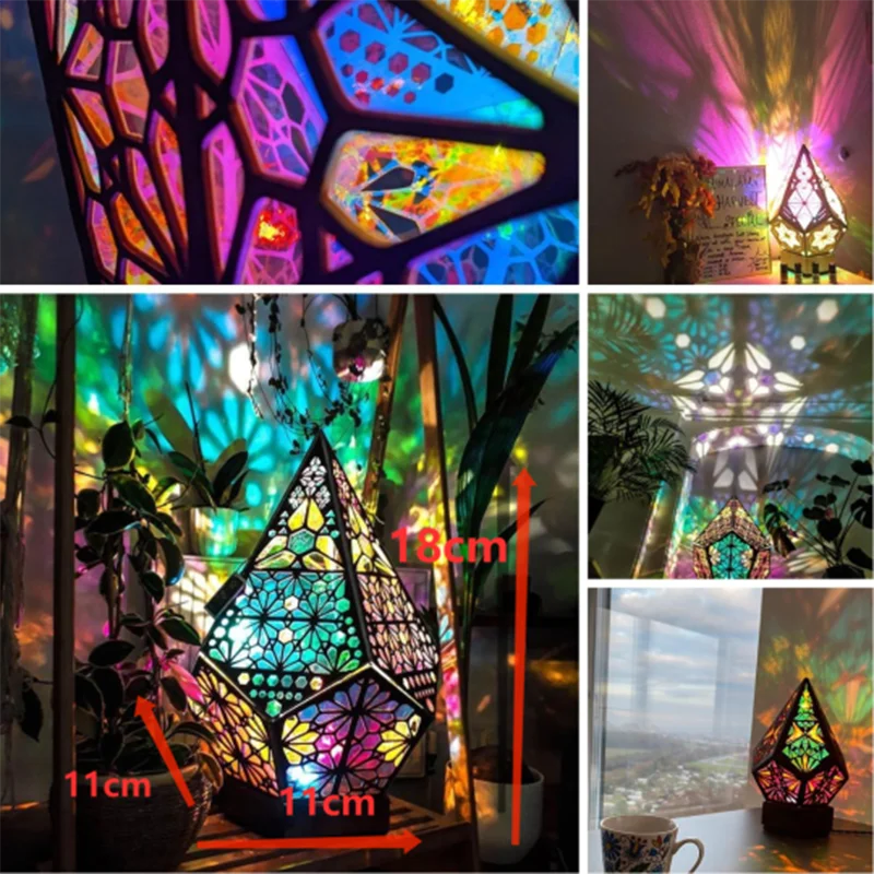 

Home Decor Floor Lamp Plastic Bohemian Light Bohemian Style Decor Gift For Home Garden Room Decoration