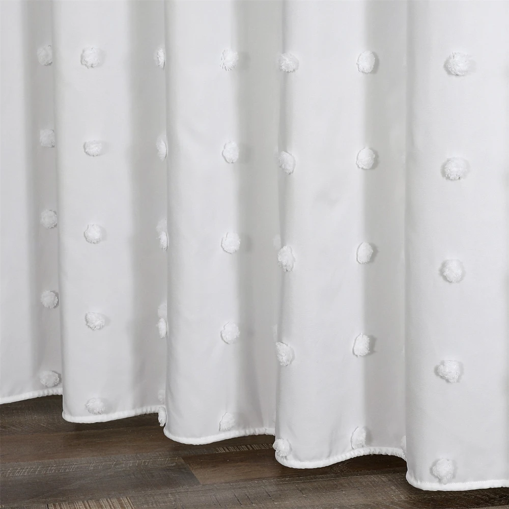 Bohemian Style 3-Dimensional Floral Shower Curtain Polyester Waterproof Shower Curtain Mildew Resistant Bathroom shower curtains