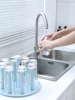 Kitchen Cup Drying Rack Dust-Proof Glass Cup Drainer Holder Stand Detachable Bottle Dish Drying ShelfStorage Tray Kitchen Tool 3
