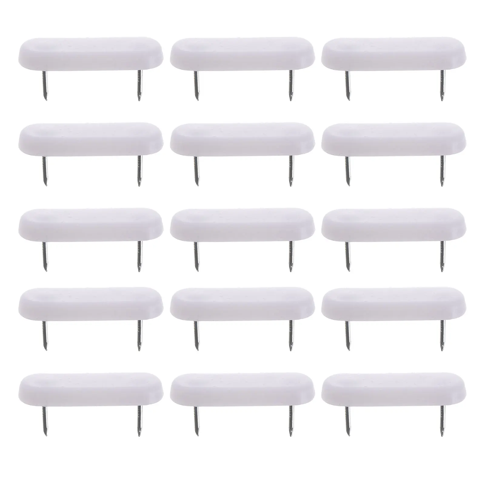 Heavy Duty Non-Slip Chair Leg Pads - 20 Pack Furniture Floor Protectors with Easy Install Double Pin Design
