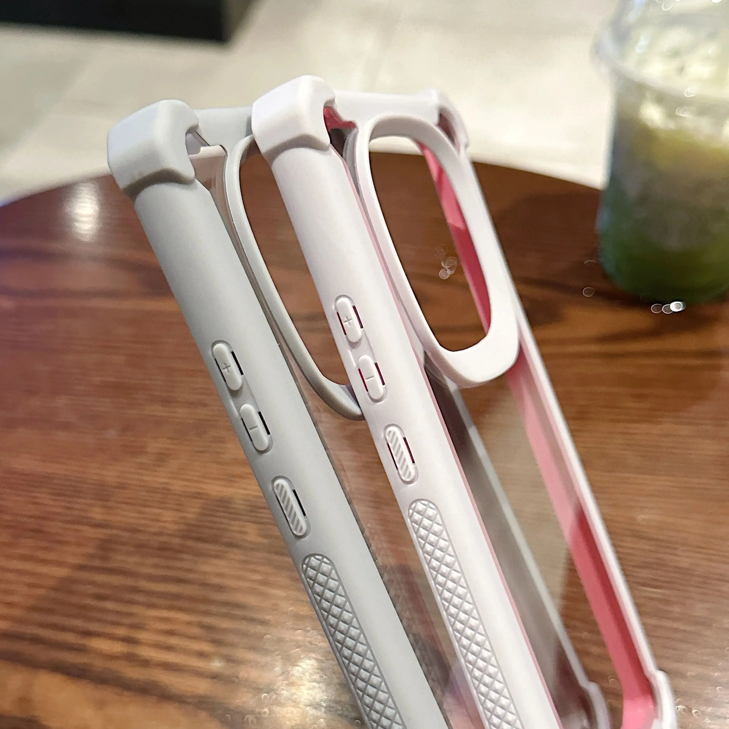 Heavy Duty Dual Layer Transparent Phone Case - Shockproof Rugged Hard Cover