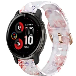 20mm Silicone Smart Watch Strap - Universal Fit Watchband Bracelet - Forerunner 158 55 (C)