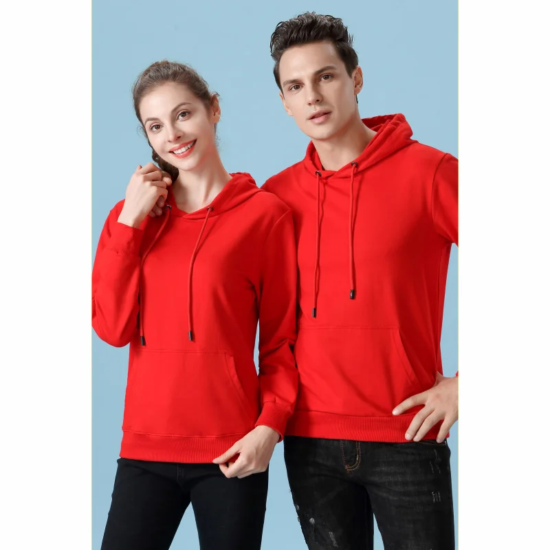 10 Color Men and Women Printed Embroidery Cotton Hoodie Fleece Sweater Shirt