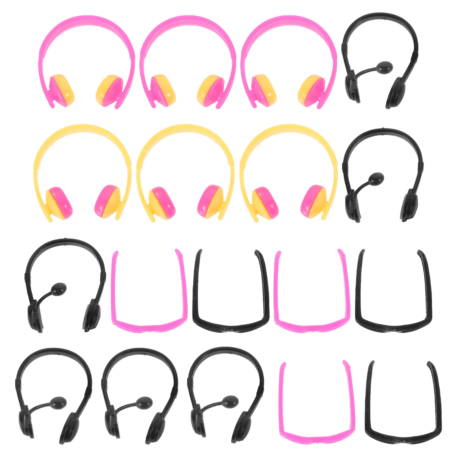 

Miniature Dollhouse Headphones and Accessories for Dolls House Decor and Vintage Girl Toys