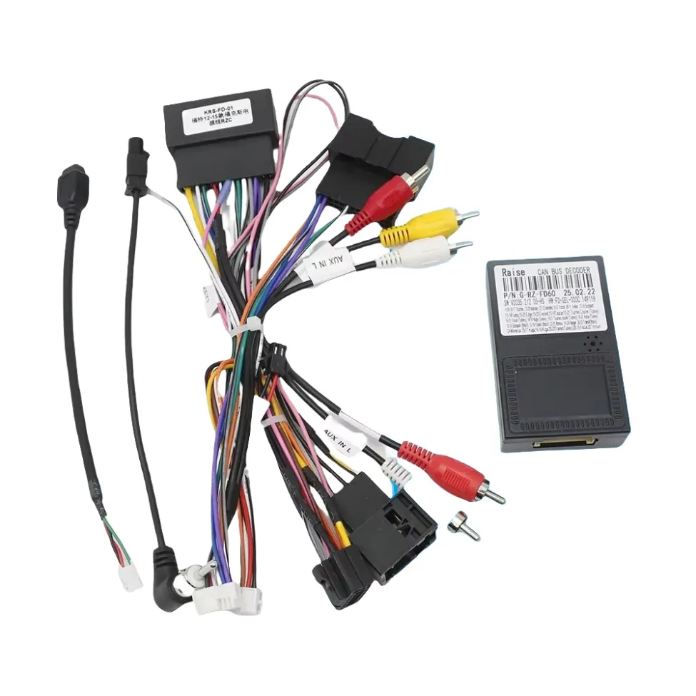 canbus USB電源ボックス 16 Pin Power Cable Canbus Box for Ford Focus 2011-2019 Fiesta Edge