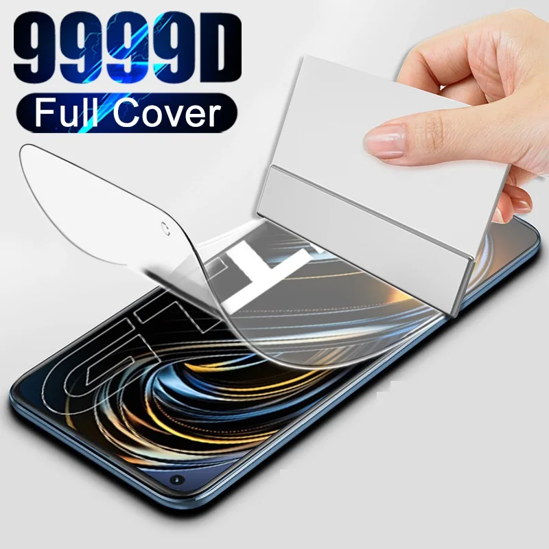 

Гидрогелевая пленка для Realme GT2 Pro GT Neo 2 2T 3 3T Master, защитная пленка для экрана высокой четкости для Realme GT серого