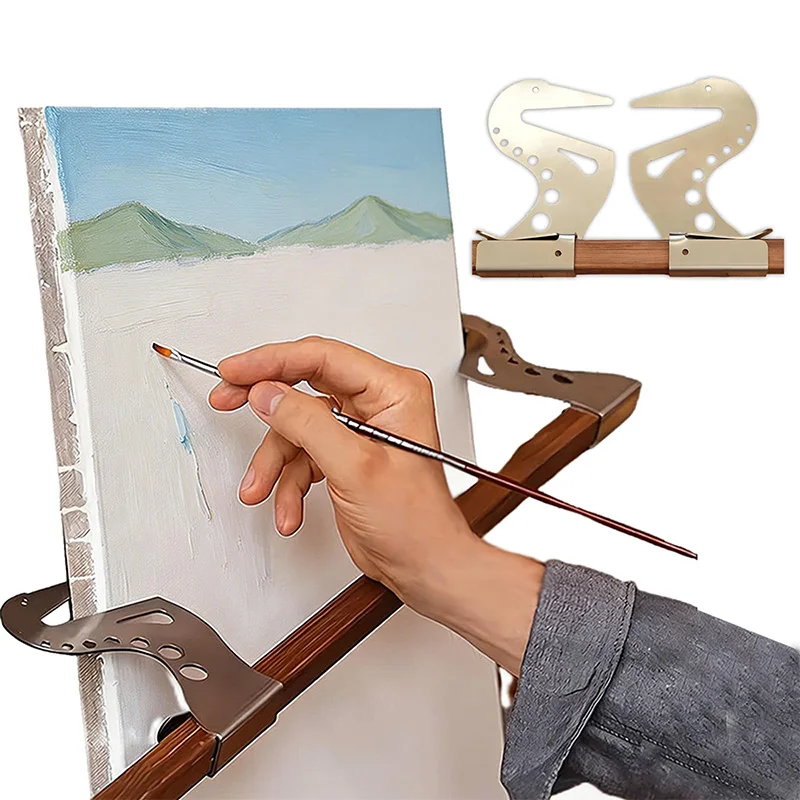 Easel Hand Rest Support Bar Drawing board hand support frame Artist Hand Support Bridge, Adjustable Easel Hand Rest Support Bar - 2
