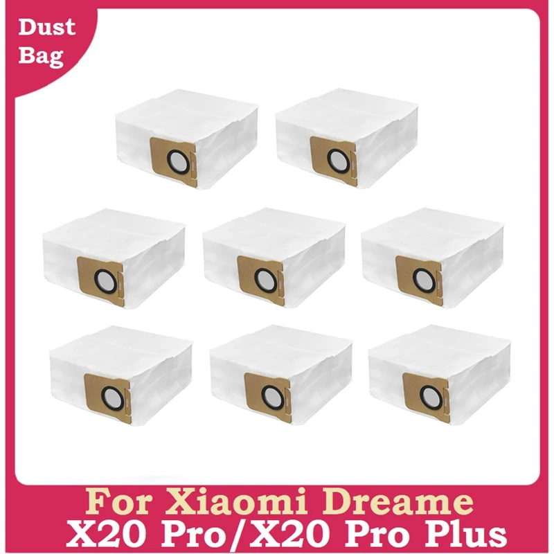 10 Sacchetti Per Aspirapolvere Robot - Compatibili Dreame L10s/L10/L20 Ultra E Xiaomi X10+/X20+/X20 Pro/Max - Capacità 2,5L, Antiallergici