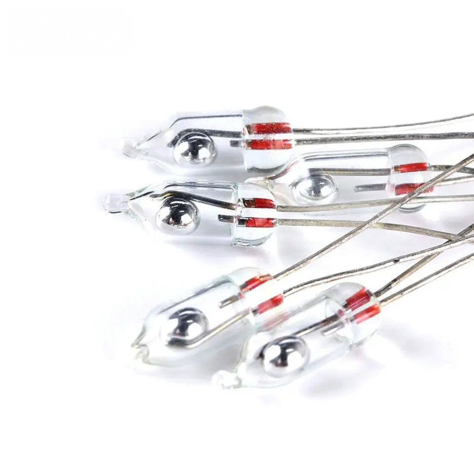 10Pcs/lot 3MM Mercury Switch Tilt Switch Unidirectional On/Off For Water Level C
