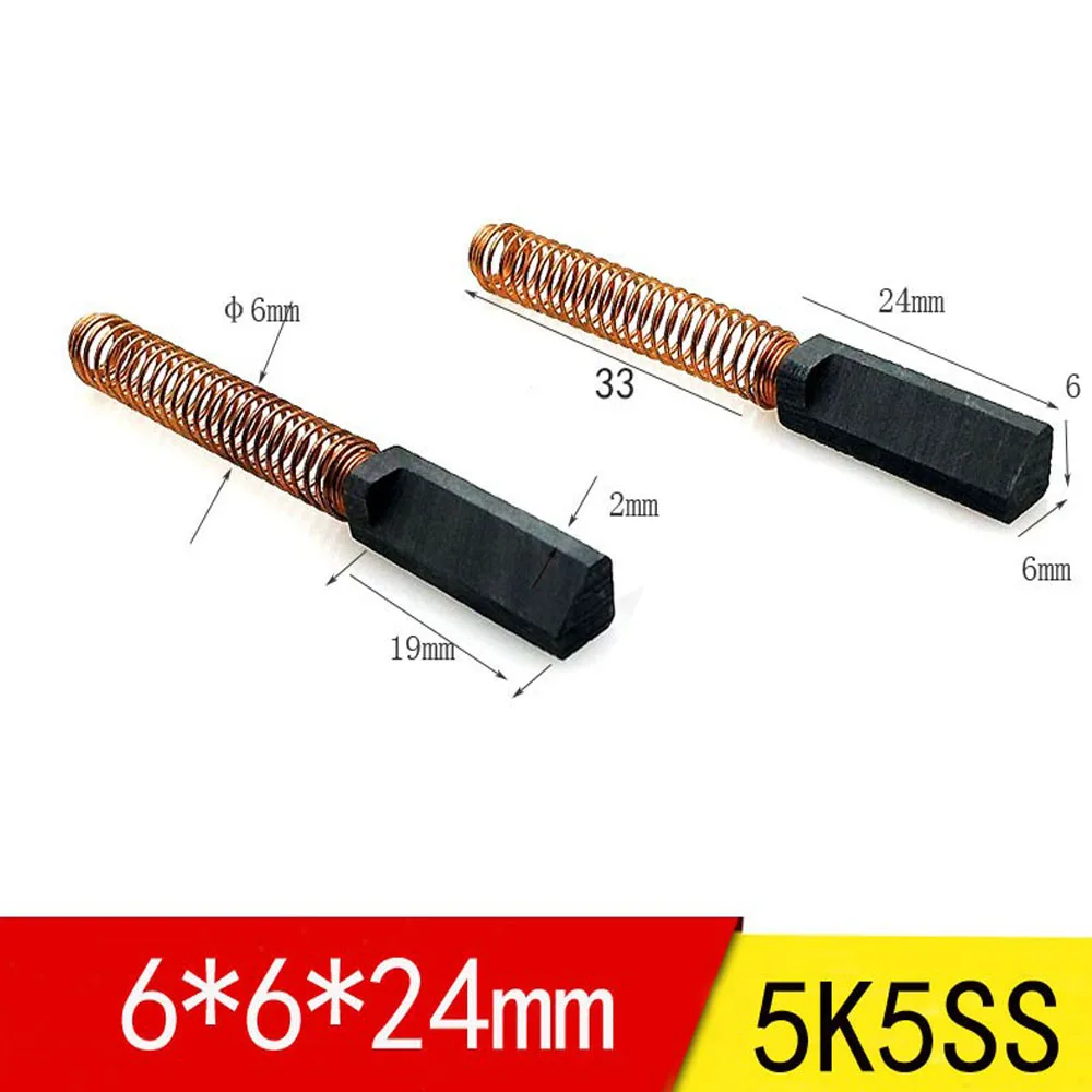Lot De 10 Balais De Charbon Pour Aspirateurs Et Outils électriques - Dimensions 32x11x6 Mm, Avec Support Et Ressort