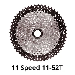 Sunshine Multi-Speed MTB and Road Bike Cassette Freewheel - Enhanced Performance Gearing (36/42/46/50T/52T) (11Speed 52T)