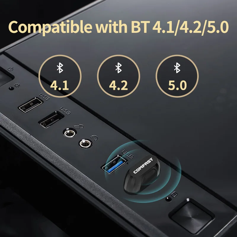 Mini Wireless USB Bluetooth Adapter BT 5.0 Dongle Music Audio Receiver Transmitter for Speaker Mouse Laptop Gamepad Printer
