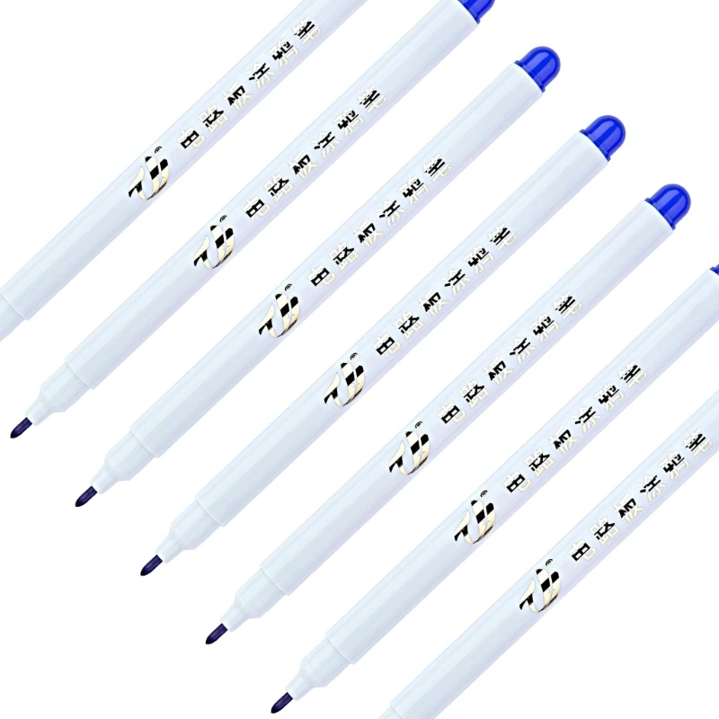금속 CeramicElectrician 페인트 펜에 대 한 5 Pcs 회로 기판 낙서 펜 물 기반 마커 펜 임시 마킹 펜 F19E