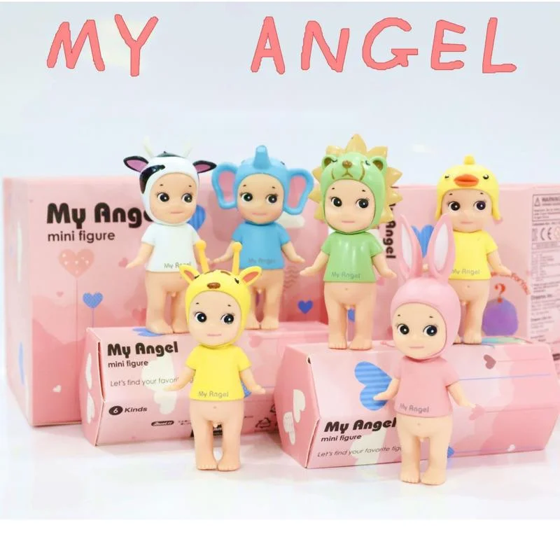 

6pcs Sonny Angels Hippers Animals Version 3 Blind Gift Collection Kawaii Decorative Halloween Christmas Kids Surprise Toy Gift