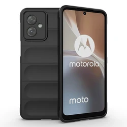 Liquid Silicone Soft Non - Slip Protective Case - Fashion Classic Design with High - Quality Bumper - Motorola Moto G54 Power (HD - black)