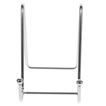 테이블용 포토 프레임 스탠드 북 플레이트 거치대 그림 홀더, 소형 이젤 디스플레이 다리미