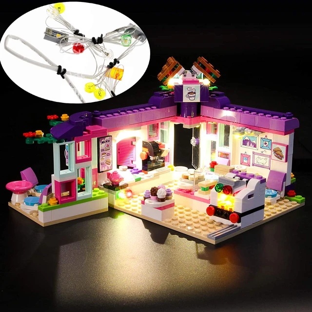 Usb Light Kit For Lego Friends Heartlake Emma's Art Café 41336 Brick  Building Blocks-(not Included Lego Model) - Furniture Accessories -  AliExpress