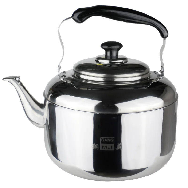 Beauty full capacity steel stainless steel kettle whistle 5l 6 kettle electromagnetic furnace