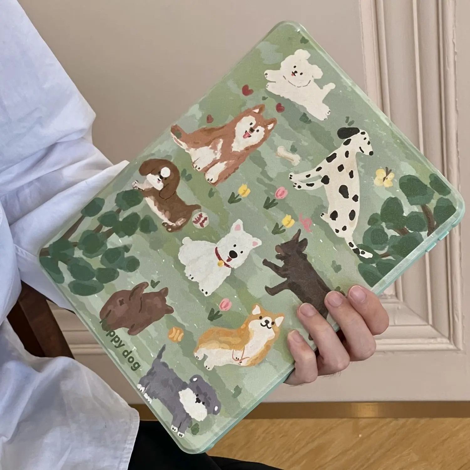 animados cão caso para ipad 9.7 10.2