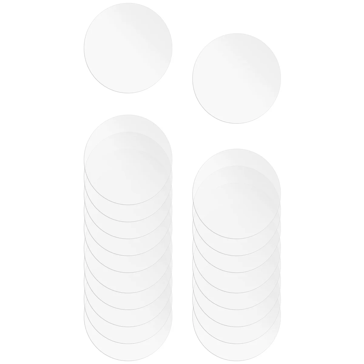 

18 шт. прозрачный акриловый диск 4 дюйма Круглый акриловый лист толстые круглые акриловые круглые заготовки акриловая панель для рукоделия