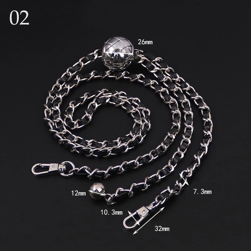 

Women Baghandle Golden Ball Bag Parts Bag Chain Chain Belt Purse Strap Metal Bag Hardware Purse Accessories DIY