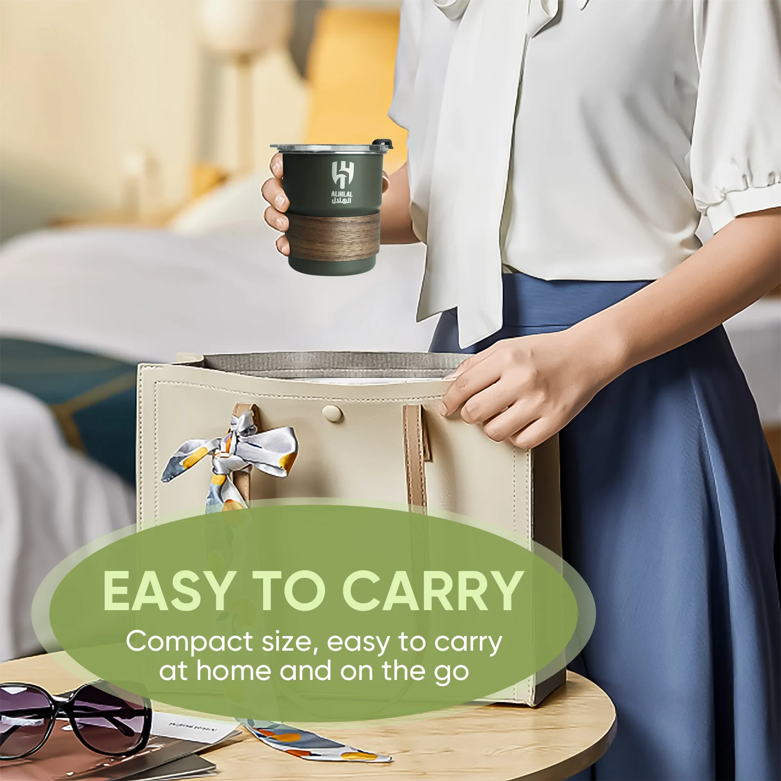 Royal Stainless Steel Coffee Cup 300ml with Lid -...