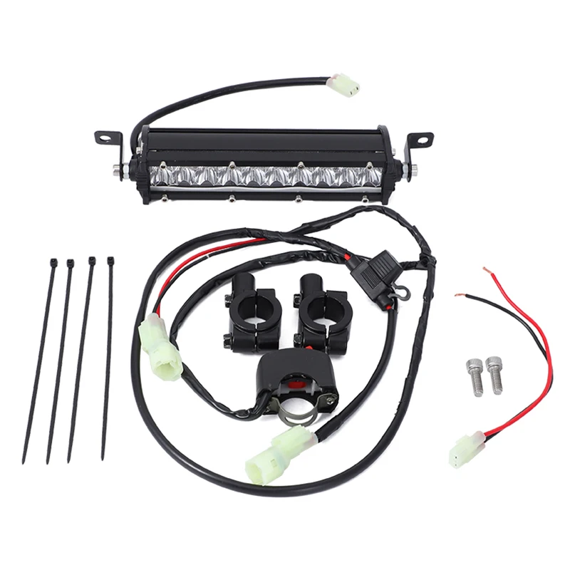 

Motorcycle Universal LED Headlight Lights Bar with Switch for Yamaha TTR110 Honda CRF110 Kawasiki KLX110 Dirt Bike Accessories
