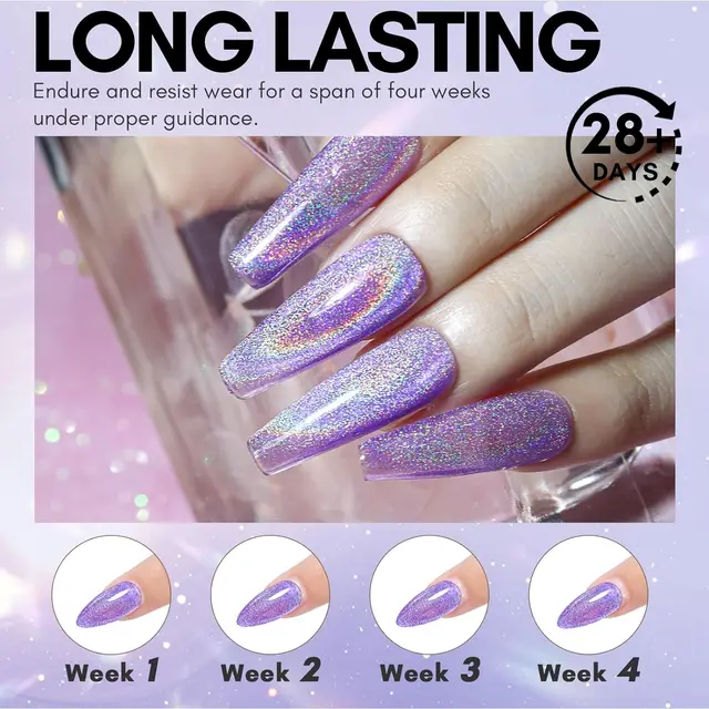 Velvet Cat Eye Gel Nail Polish - Image 6