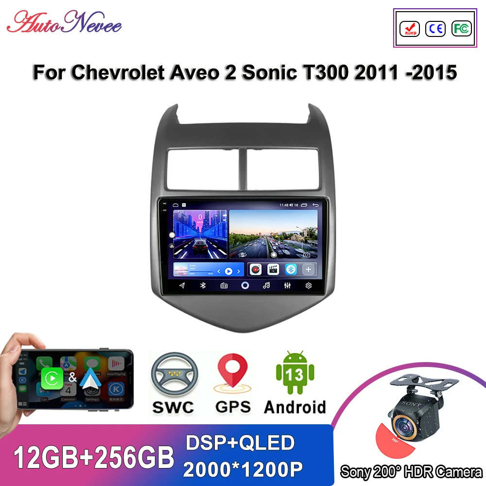 

Android Car DVD Chevrolet Aveo 2 Sonic T300 2011 -2015 Auto Radio Multimedia Player Stereo Head Unit GPS Navigation No 2din DVD