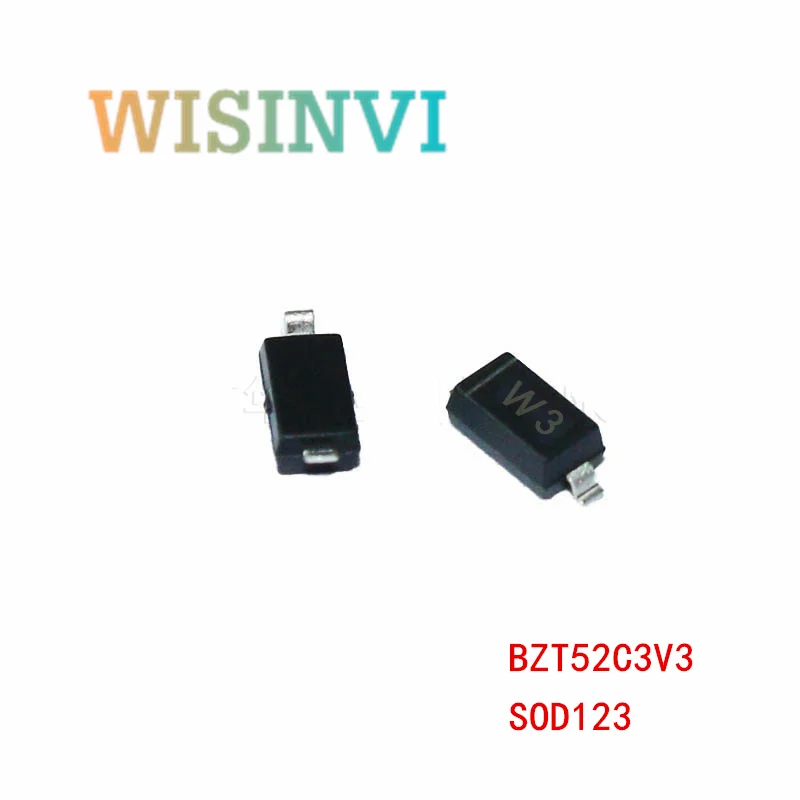 3000 Stück in Rolle BZT52C3V3 Markierung W3 SOD-123 1206 3,3 V SMD-Zenerdiode – Detail 1