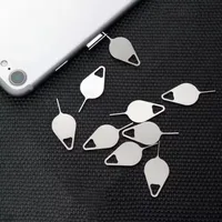 100/10PCS Universal Sim Card Tray Removal Eject Pin Tool Stainless Steel Needle Opener Ejector for iPhone 17 16 15 Samsung S26 5