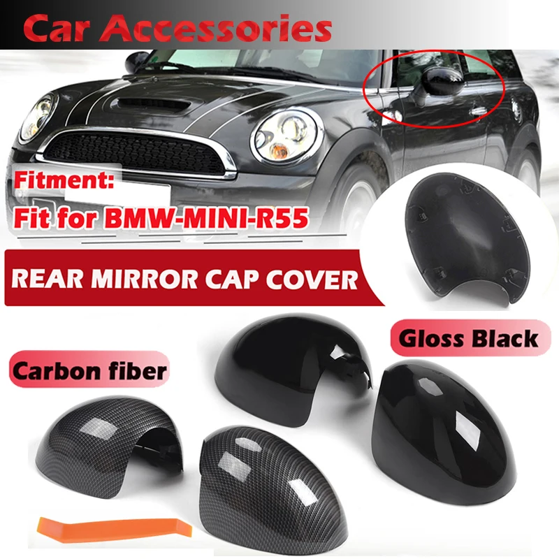 Rhyming-Rearview-Mirror-Cover-Wing-Side-Mirror-Cap-Replace-Fit-For-BMW ...