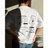 More Espresso Less Depresso Letter Print T-Shirt Aesthetic Coffee Lover Graphic Tees Unisex Short Sleeve Loose Cotton T Shirts 2