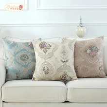 Coussin européen pour le dos, taie d'oreiller carrée pour la maison, décoration de chambre à coucher