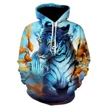 

3D Japanese Streetwear Men Animal FASHION HOODI SWEATSHIRT Print Jackets Zipper Hoodie Shirt CASUAL MAN Jogging Free Shipping