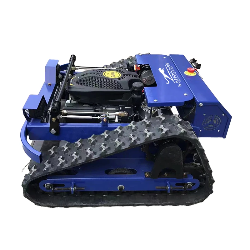 Small Crawler Lawn Mower Agricultural Weeding Robot Home Garden Wireless Remote Control Lawn Mower China Makes