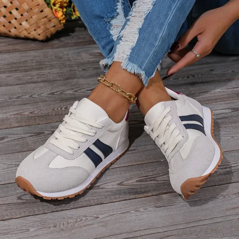 Women Shoes Casual Sneakers Women Sneakers Casual Shoes Fashion All-match Running Shoes Breathable Cloth Surface Lightweight Sports Women's