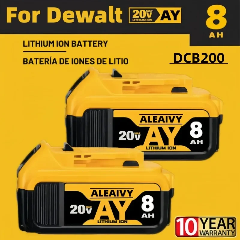 

For Dewalt 18V and 20V Max Power Tool Battery -Versatile, Fully Compatible,DCB180 DCB200 20V 9000mAh Lithium Replacement Battery