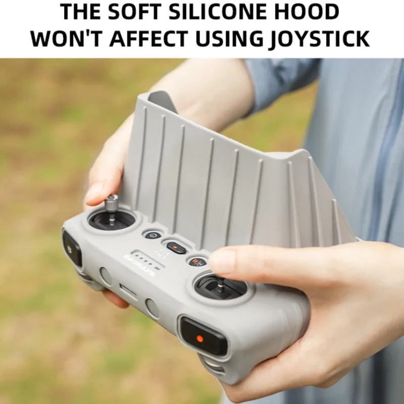 Soft Silicone Case for DJI RC Controller Protective Cover Sun Hood Sunshade Mini 3 Pro Accessories drone accessories