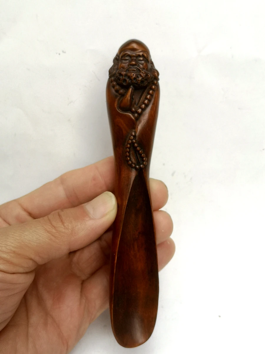 

YIZHU культиватор искусство японская статуя Bodhidharma чайная ложка сборная L 6,2 в