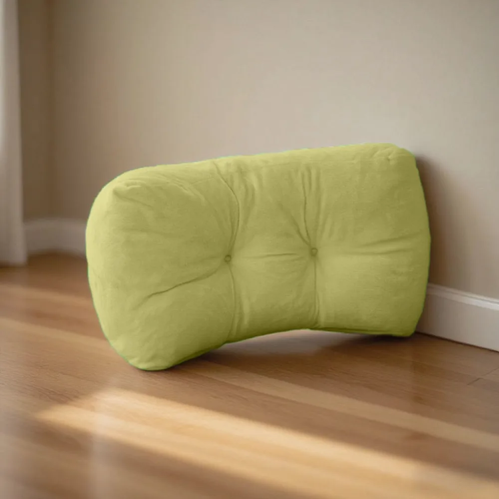 Comfortable Ergonomics Chair Backrest Cushion Breathable Soft Lumbar Pillow Thickened Short Sleeping Pillow Office