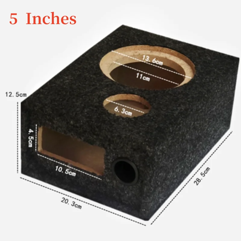 Vehicle Audio Modification DIY 5/ 6.5/6X5/ 8 -inch Speaker Case, Car Sound Automotive Box, Car Subwoofer Box