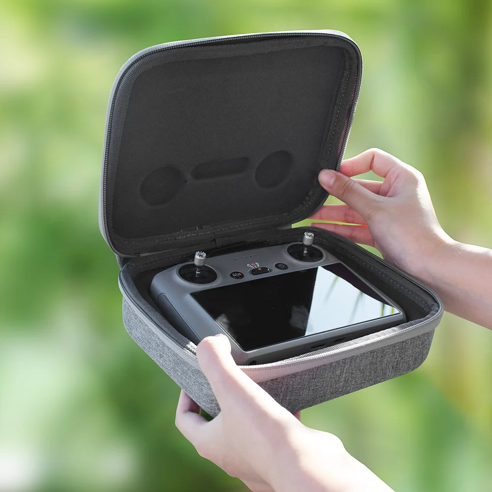 Drone Camera Bag For DJI Air 3S Body+RC-N3/RC-2 Remote Box Stand Alone Travel Hand Carrying Storage Case Scratch-Proof Portable