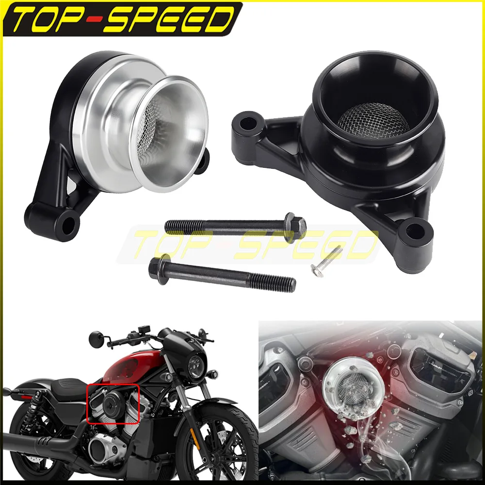 

Motorcycle Accessories Air Clean Filters Aluminum 2.5" System Velocity Stack Intake Cleaner For Harley Nightster 975 RH975 2022+