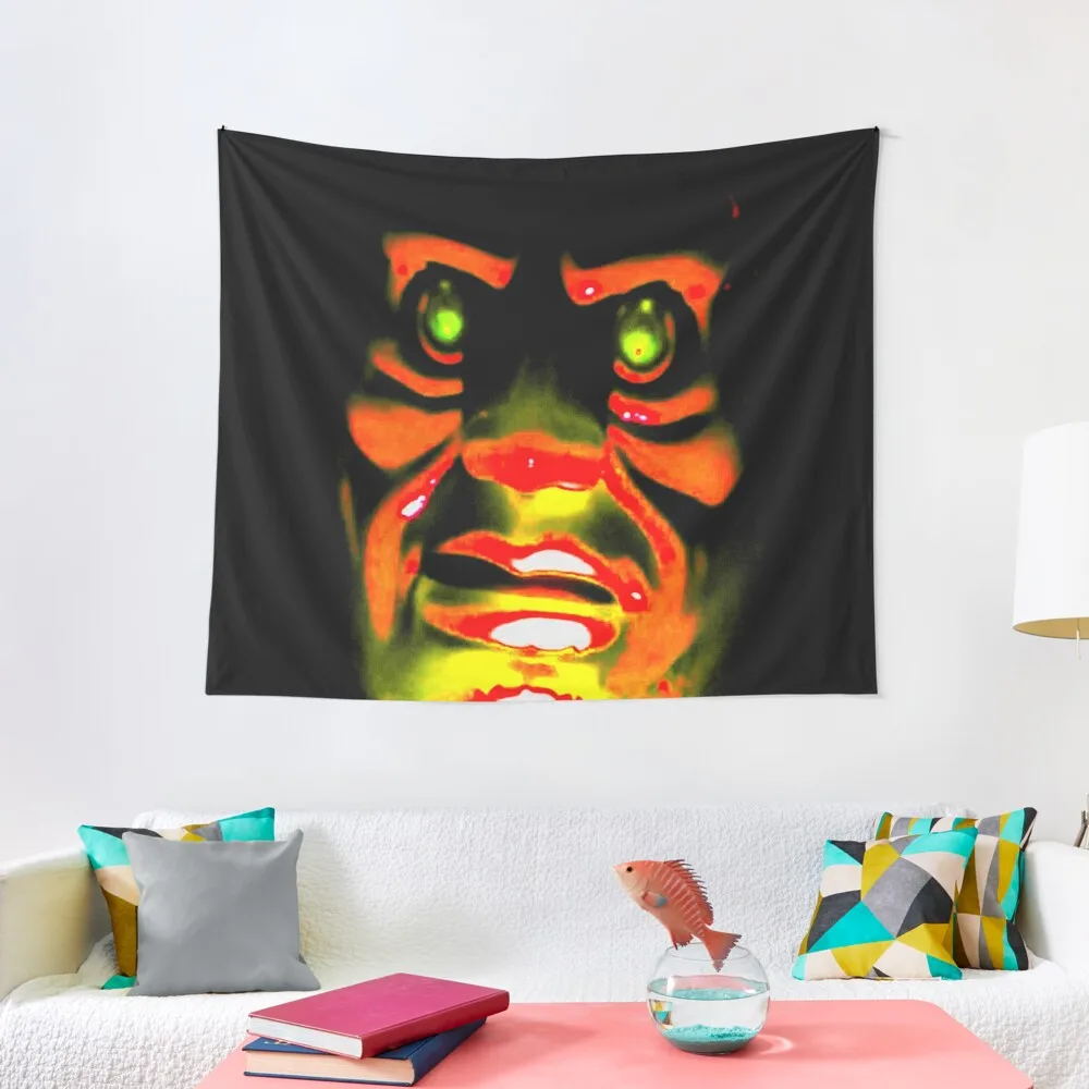 

Halloween Scary Face Red Spooky Tapestry Decoration For Rooms Bedroom Decor Aesthetic Room Decors