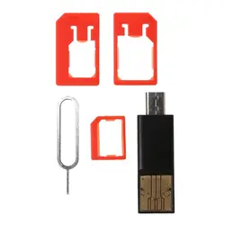 5 in 1 Lightweight Card Holder for Case Card Carry Bags Storage for Case Support Up to 32gb Red,Yellow Color