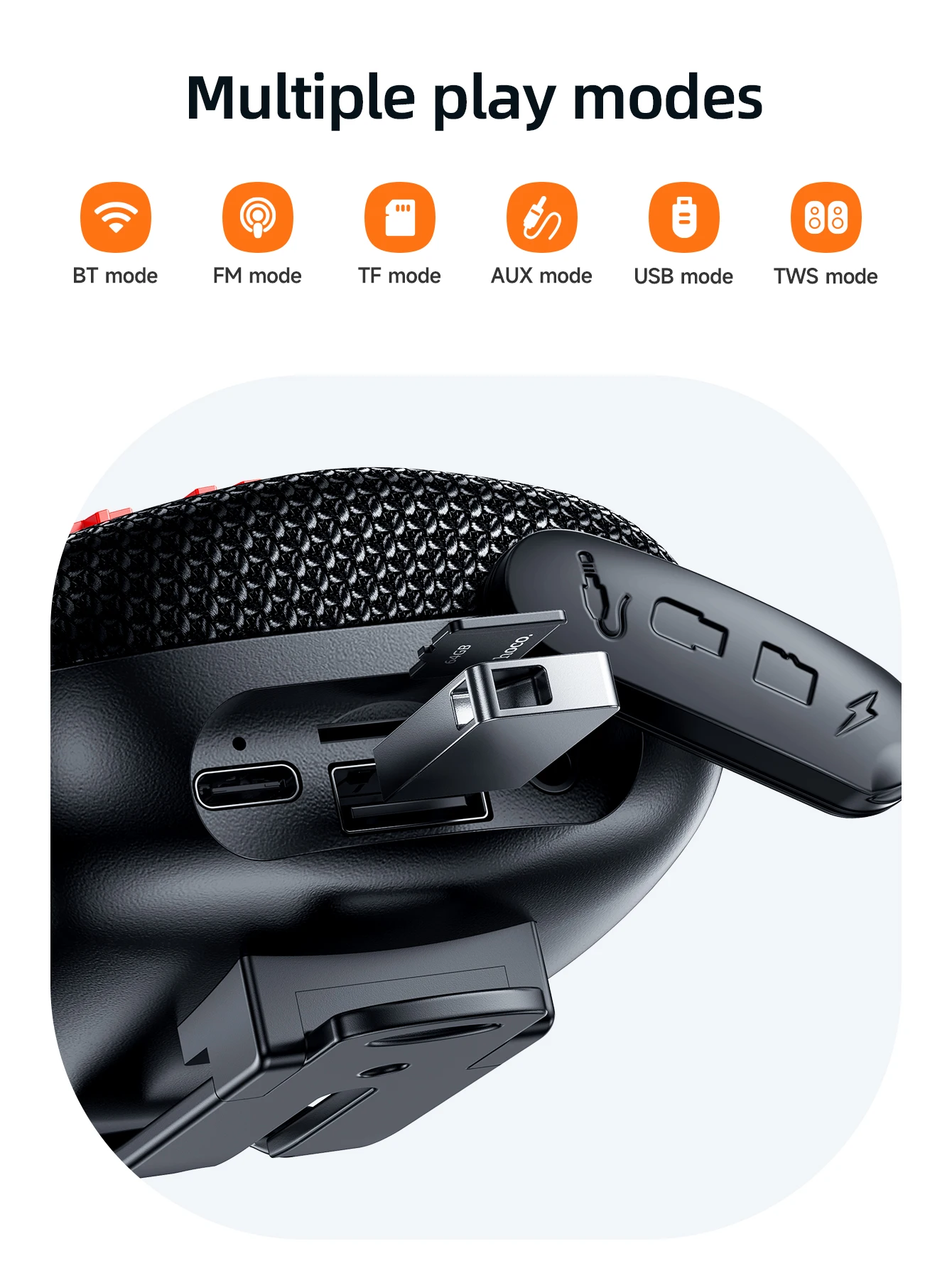 HOCO HC35 Portable Bluetooth Speaker for Bike